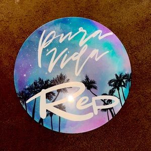 Pura Vida Rep sticker!!